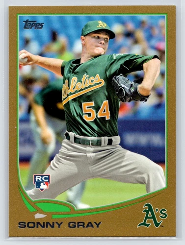 Sonny Gray 2013 Topps Update Gold RC 1376/2013 #US277 Oakland Athletics
