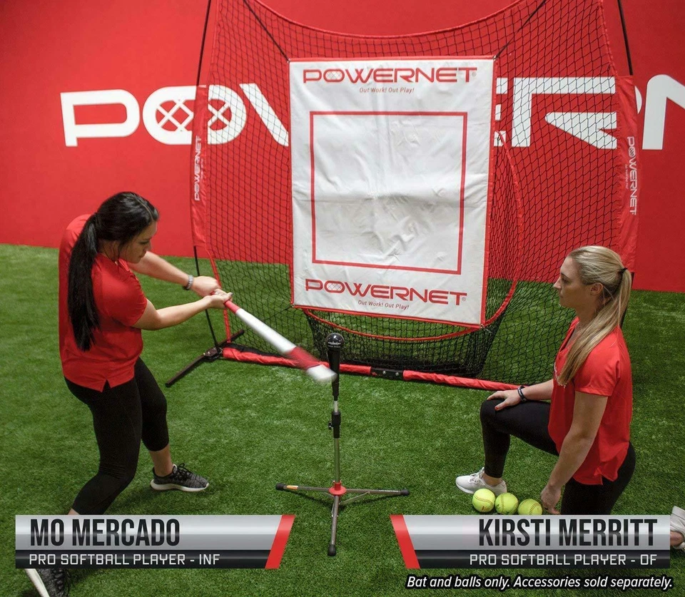 PowerNet Sweet Spot 34" Training Bat and 3.2" Progressive Weighted Ball (9 Pack) - Image 4 of 4