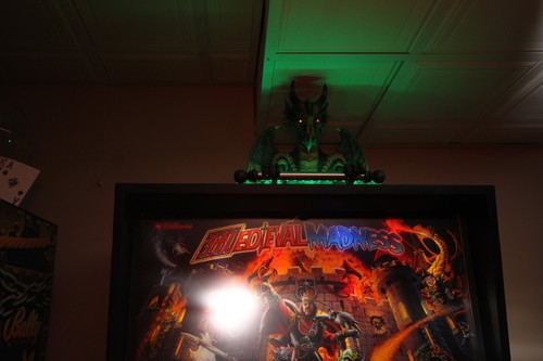 Williams/Chicago Gaming Medieval Madness, MM/MMr pinball machine Dragon Topper - Picture 7 of 9