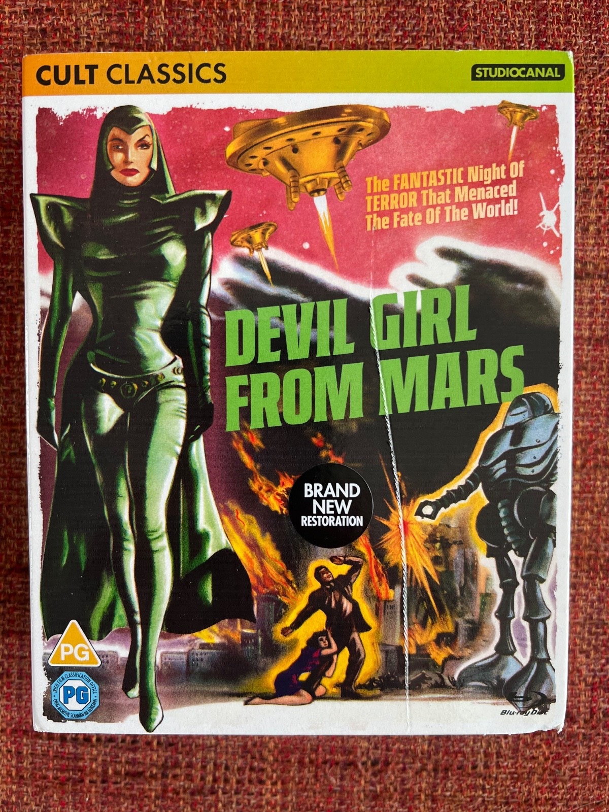 DEVIL GIRL FROM MARS [BLU-RAY] + ARTCARDS