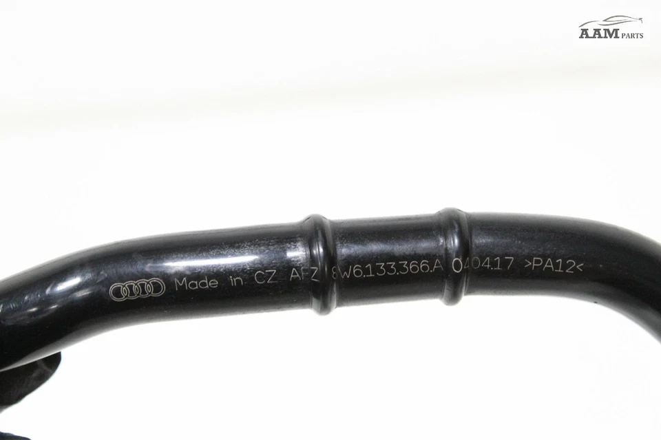 18-20 AUDI A5 QUATTRO FUEL VAPOR CHARCOAL CANISTER FILTER W/ HOSE TUBE PIPE OEM - Image 4 of 4