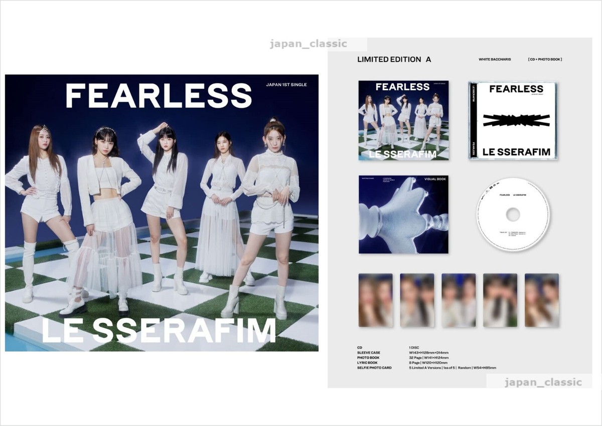 LE SSERAFIM FEARLESS サイン入りCD LE SSERAFIM [FEARLESS] All Member Autographed Signed Album