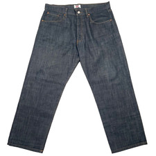 VTG Levi  s 501 Denim Jeans Button Fly USA Made Dark Blue Mens W42xL30/ W40xL30.5