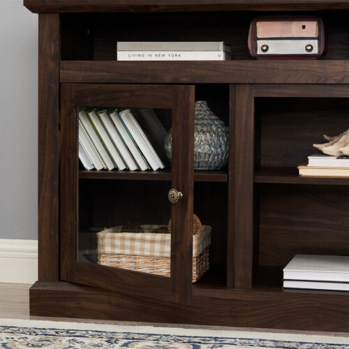 Farmhouse TV Stand Entertainment Center TV Media Console for TV Up to 65in Brown - Picture 4 of 8