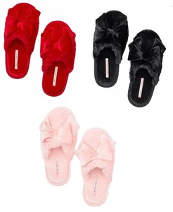 victoria secret bow slippers
