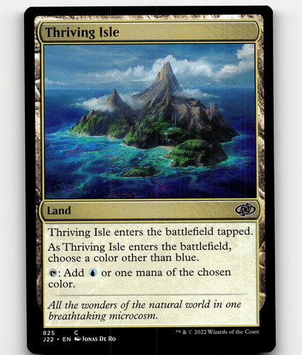 マジック：ザ・ギャザリング Thriving ? X 1 Thriving Bluff 1x MtG Jumpstart 2022 J22 Nm Magic The