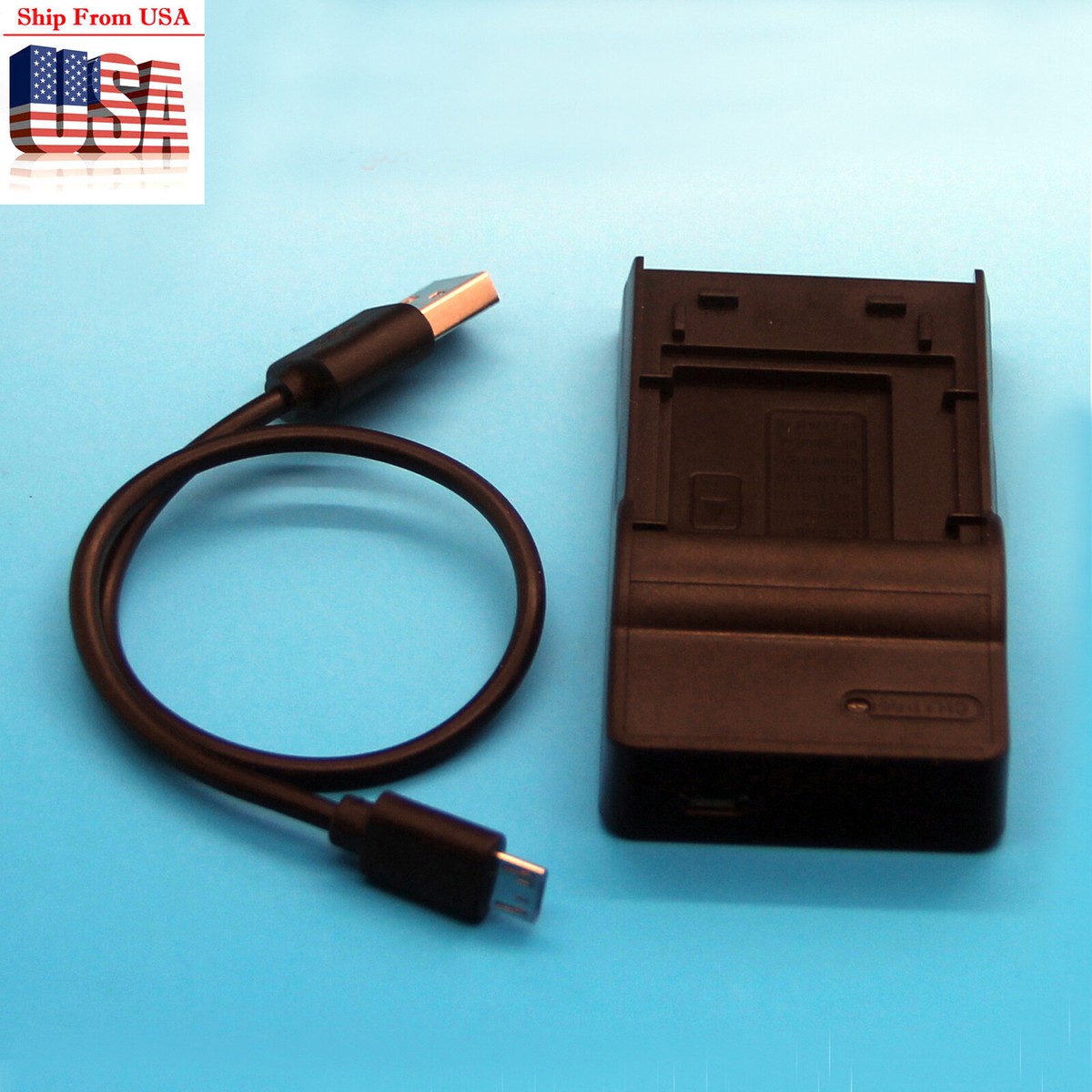 USB Battery Charger For D-LI8 D-Li85 Pentax Optio E65 E75 E85 L20