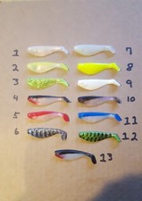 2 5/8" Shad bodies Swimbait great for Umbrella Rig 50,75,100 pack bag Sassy Shad