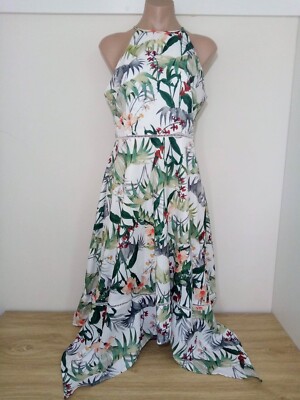 white christmas dresses Hibiscus Cotton Vacation Dress main image 1