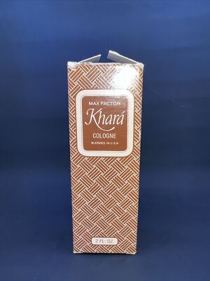 MAX FACTOR KHARA COLOGNE 2oz/60mlSpray FULL DISCONTINUED NOS