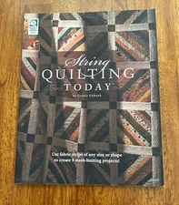 House of White Birches “String Quilting Today”Connie Ewbank Like New! 