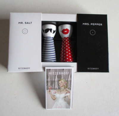 Ritzenhoff - Porzellan Salz- und Pfefferstreuer ''Mr Salt und Mrs Pepper'' NEU OVP