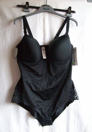 NEUER Mieder Body,gr.95D,Soft cup,Schwarz,52%Polyamide/33%Elasthan** NP 94,95€**