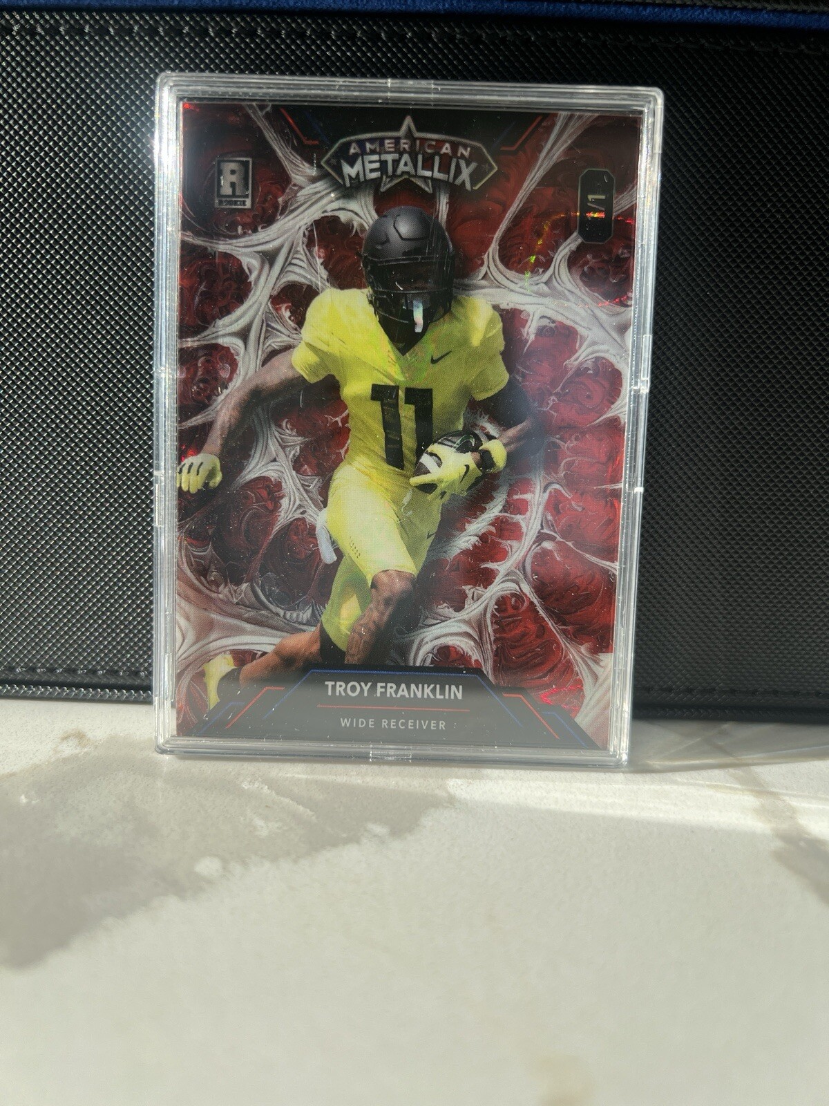 2023 Wild Card American Metallix RC Troy Franklin 1/1 Rookie Card
