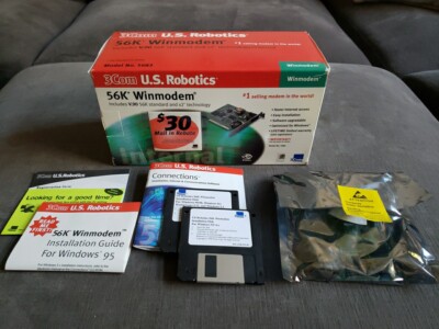 Rare - 3Com US Robotics 56k Winmodem Model 5683! - New Open Box No Phone Cord