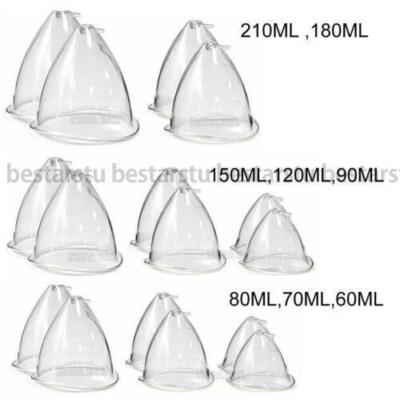 60-210ML Breast Enhance Cup Breast Cups Replacement For Vacuum Therapy Machine