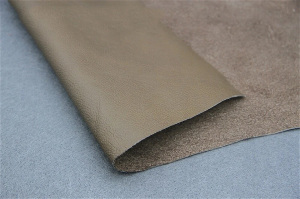 Brown Cowhide Upholster Leather Pieces Premium Cow Hide Leather craft DIY - Image 2 of 4