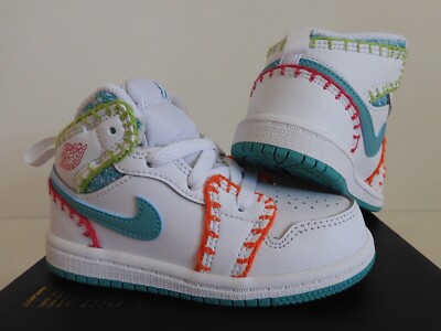 m*a様 Nike AirJordan 1Low turquoise/White Nike Air Jordan 1 Mid SE Turquoise Teal White DZ3745-300