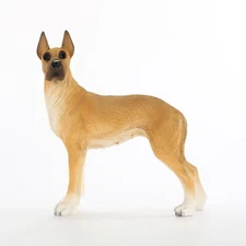 Great Dane Figurine Hand Painted Collectible Statue Fawn