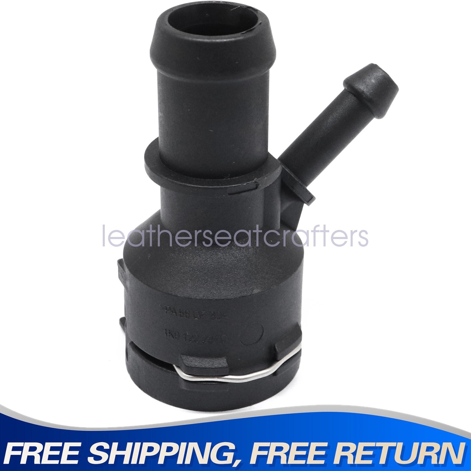 06-16 VW Audi 1K0122291C Coolant Heater Hose Connector Flange Replacement