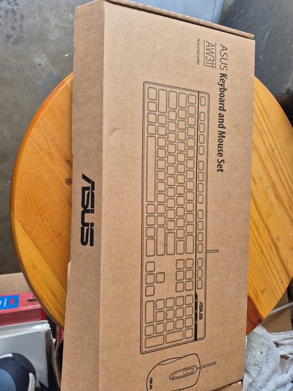 ASUS AW311 Keyboard And Mouse Set Corded Brand New