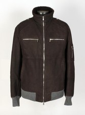 Brunello Cucinelli Leather / Shearling / Cashmere / Jacket - XL - New  - $9295
