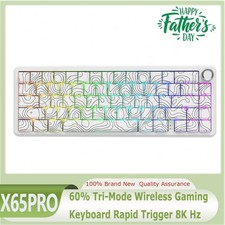 ATTACK SHARK X65PRO HE 60% Tri-Mode Wireless Gaming Keyboard Rapid Trigger 8K Hz