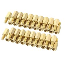50PACK M3 8 6mm Female Male Thread Brass Hex Standoff Spacer Screws PCB