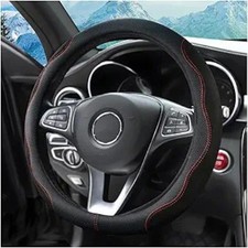 Car Steering Wheel Cover, Auto Interior Wheel Protector with Dura Color: Black