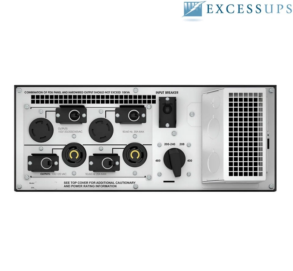 APC Step down Transformer 208V/120V RM 4U, 10000VA 60A  APTF10KT01 - Refurbished - Image 2 of 3