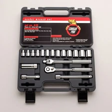 Cougar Pro by Wright Tool A36 3/8" Drive 18 Piece 6 Point Metric Set