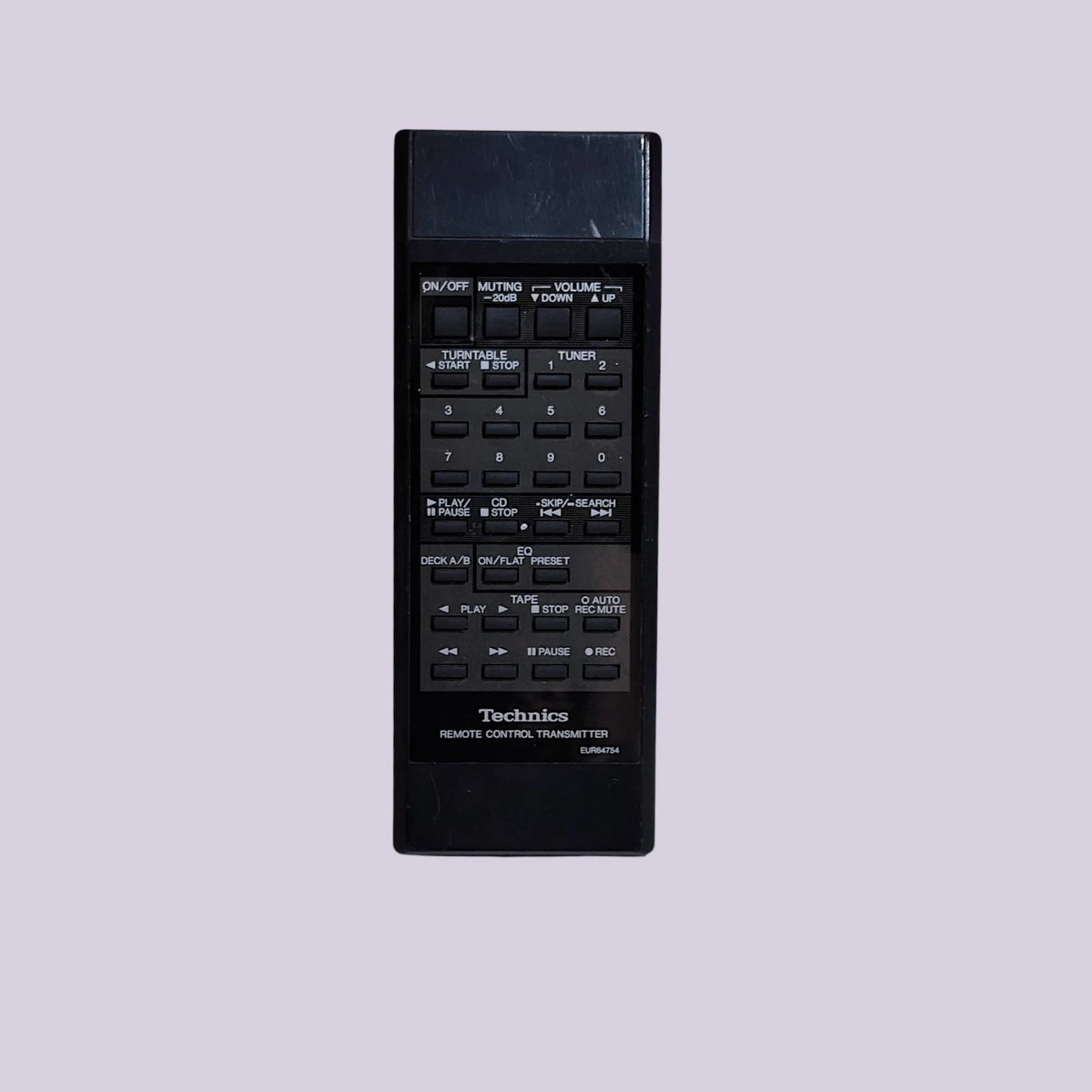 Mando a distancia Technics EUR64754 ST-X990L, SU-X950, RS-X950 PROBADO FUNCIONANDO