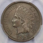 1896 1c Indian Head Cent - PCGS MS 64 BN