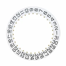 DATE DISC FOR TUDOR WATCH MOVEMENT ETA 2834-2 2836-2 2846 2878  WHITE 3H WATCH