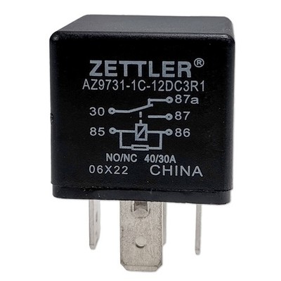 Relais 12V 40/30A 5-polig Mini Wechsler SPDT KFZ PKW Motorrad Traktor Widerstand