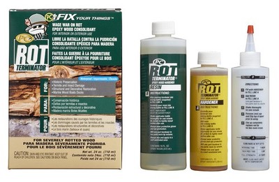 PC Rot Terminator Wood Hardener Epoxy 24oz Kit