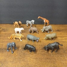 12 Pcs Mini Safari Animals Figures Toys, Realistic Jungle Zoo Animal Figurines