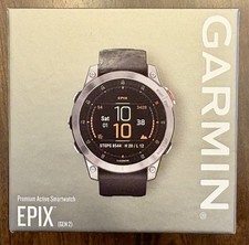 Brand New Garmin Epix Gen 2 GPS Watch - Slate Steel - 100 BELOW RETAIL PRICE