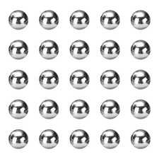 60pcs Precision Balls 7/16" Diameter G25 Solid Chrome Steel Bearing Balls