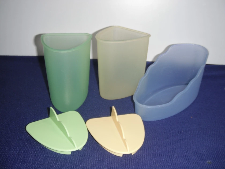 Tupperware Junge Welle  Zuckerdose / Marmeladen Behälter  je 300ml  2er Set - Bild 3 von 4