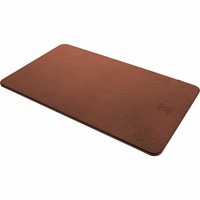 5X Inline Maus-Pad, Qi Wireless Charging, 370X225X7Mm, Braun