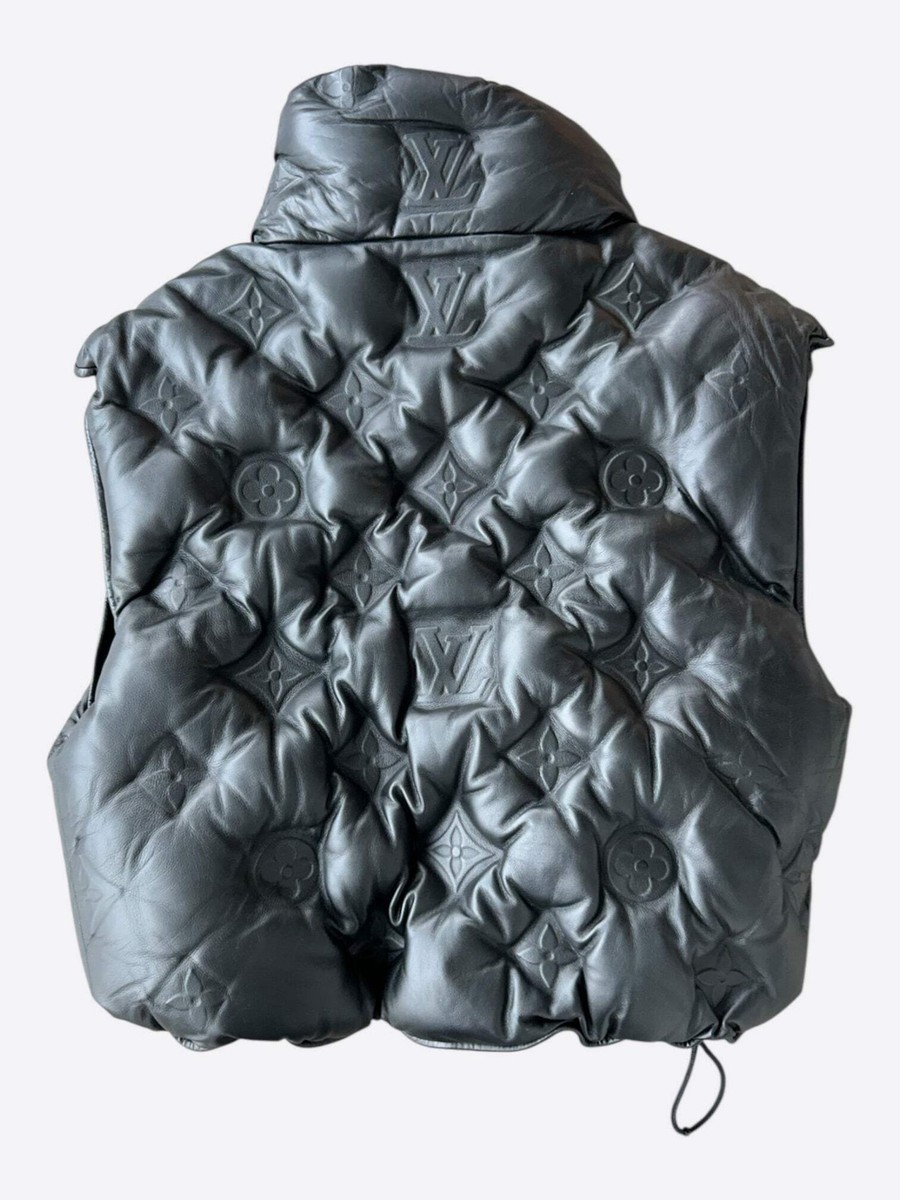 Louis Vuitton Black Monogram Boyhood Puffer Vest | eBay