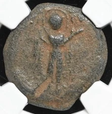 CRUSADERS Roger of Salerno 1112-1119 Antioch Crusades Knights Templar Follis NGC