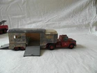vintage diecast collection incl Dinky Fire Engine & Crescent Toys Tow Truck