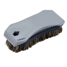 VIKING Leather Cleaner Brush, Horsehair Bristles for Car Interior, Cleaning 