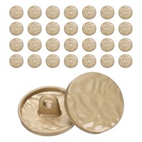 30Er-Set MetallknöPfe Gold, 15Mm FüR Wrinkle NäHen