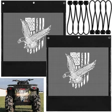 2 Pcs UTV Mesh Trash Bag 22 X 26 Inch Universal UTV Trash Storage Sack Large Ame