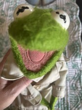 Vintage 1981 Fisher Price Toys KERMIT THE FROG Jim Henson Muppet Plush Doll 857