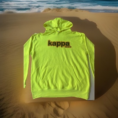USC Trojans Kappa Kappa Gamma Sorority Logo Sweatshirt Hoodie Adult Large Yellow