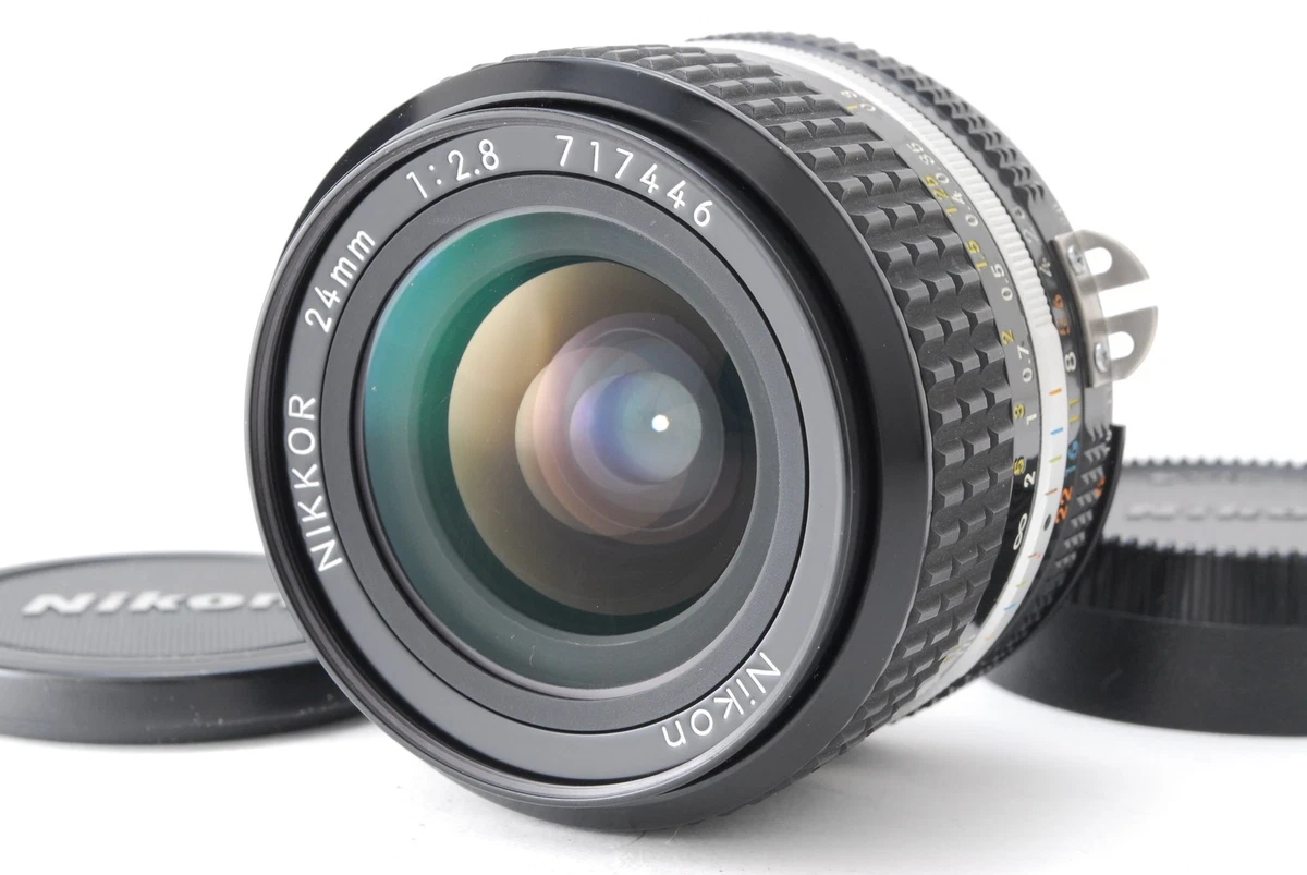 ニコン Nikon Ai NIKKOR 24mm F2.8 美品 Nikon Nikkor 24mm f2.8 AI Wide Angle Prime Lens -Small Mark- [EXC-]